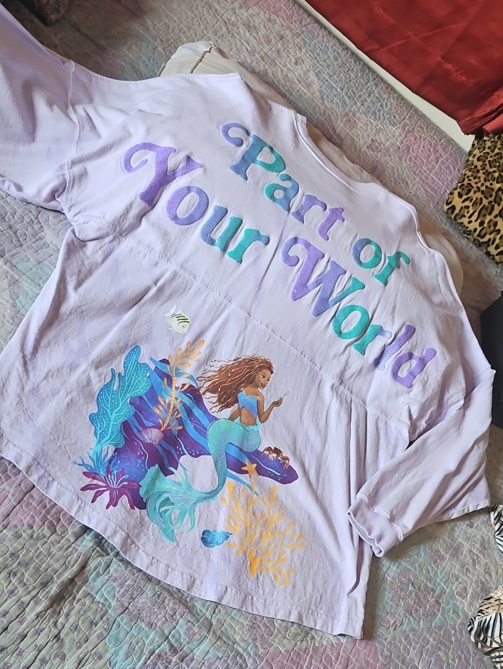 Disney Spirit Jersey 'Part of Your World' Size Large